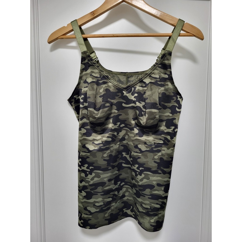 Ruby Ribbon Camo Print Heritage Tank Shapewear Sz 42